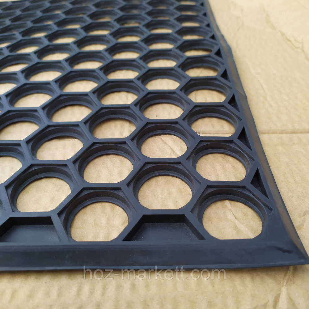 Коврик 40 см х 60 см резиновый соты  килим Харьков - изображение 7