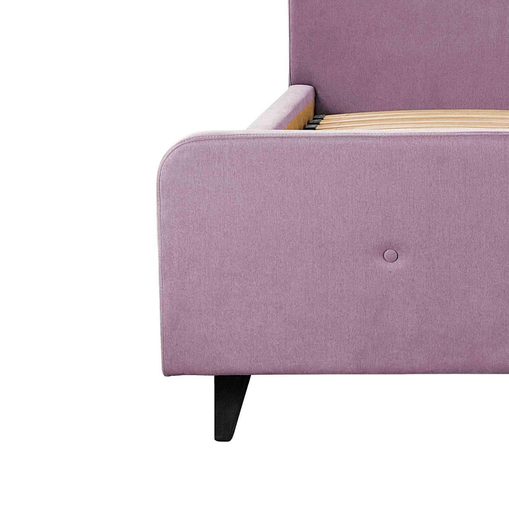 Ліжко Michelle Standart Wood На ніжках 140 х 190 см Fibril 24 Рожевий Київ - фото 6