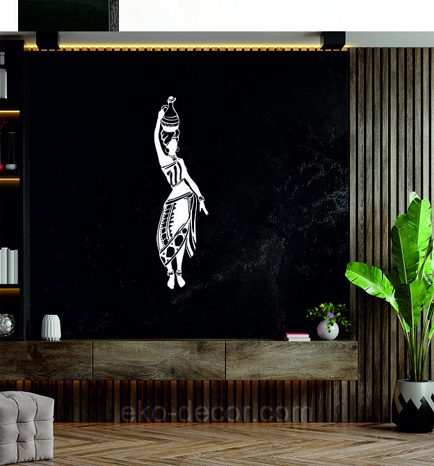 Декоративное настенное Панно «Девушка с кувшином» Декор на стену 110*31 см, Белый Киев - изображение 10