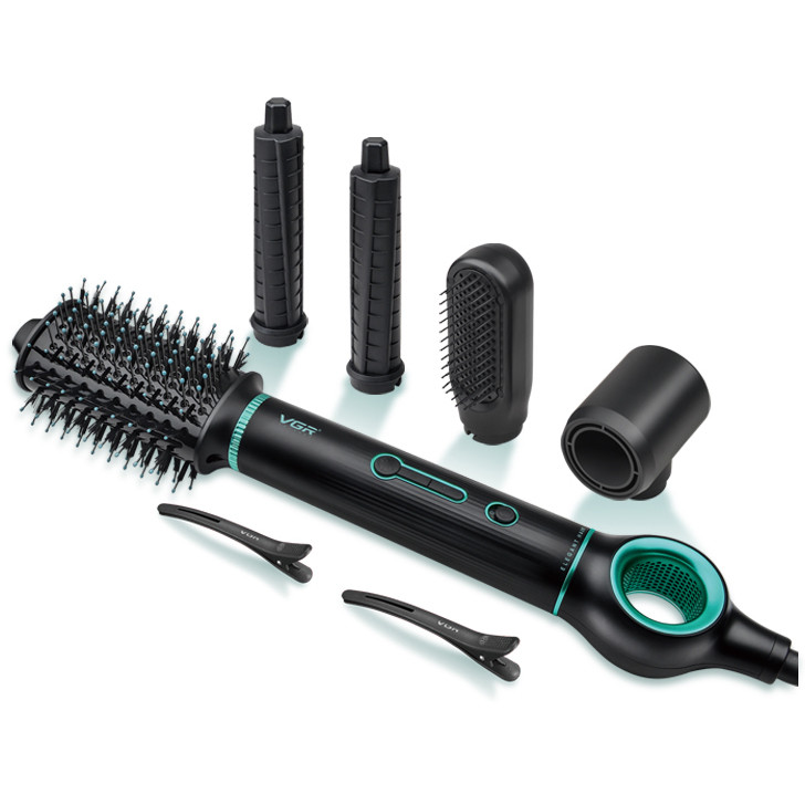 Випрямляч для волосся професійний VGR V-486, Фен гребінець фен з насадками для дому та салону KU-70 Івано-Франківськ - фото 1