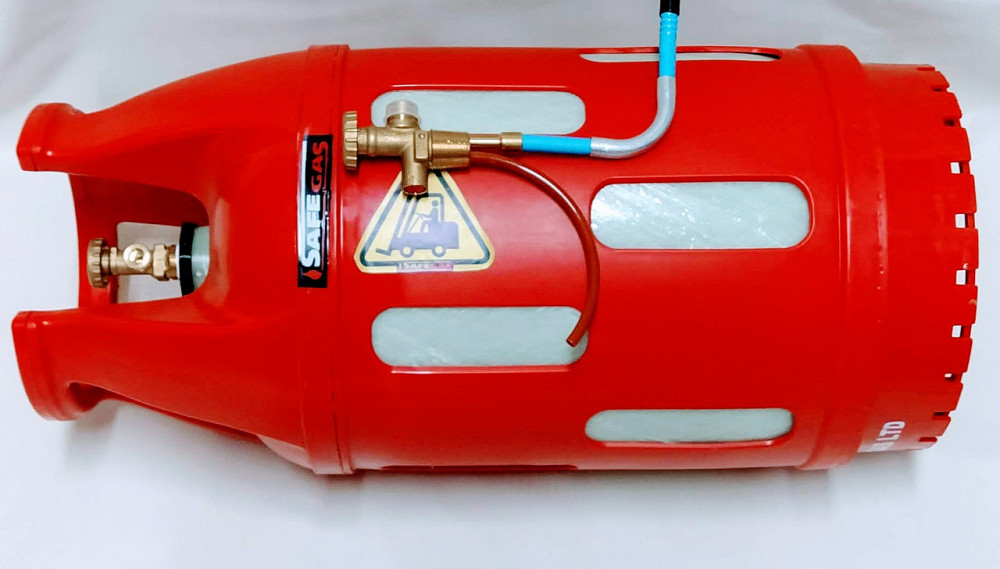 Газовий композитний балон 35 л для авто навантажувачів із запобіжним клапаном CАVAGNA Італія. Київ - фото 1