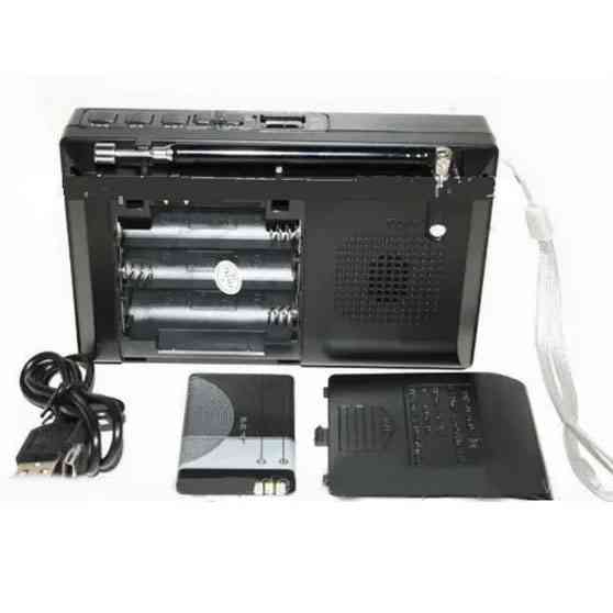 Радіо фм прямий ефір MP3, FM-радіоприймач, Портативне FM радіо з флеш-накопичувачем KP-67 Львів