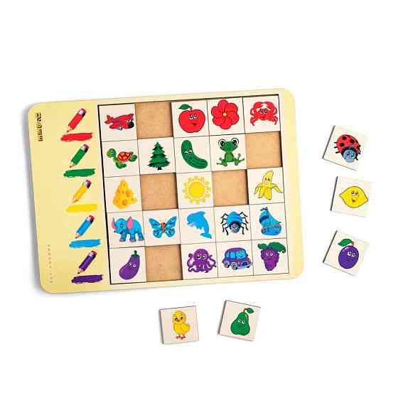 Дерев'яний сортер "Асоціації-кольори" PSD056 Вінниця