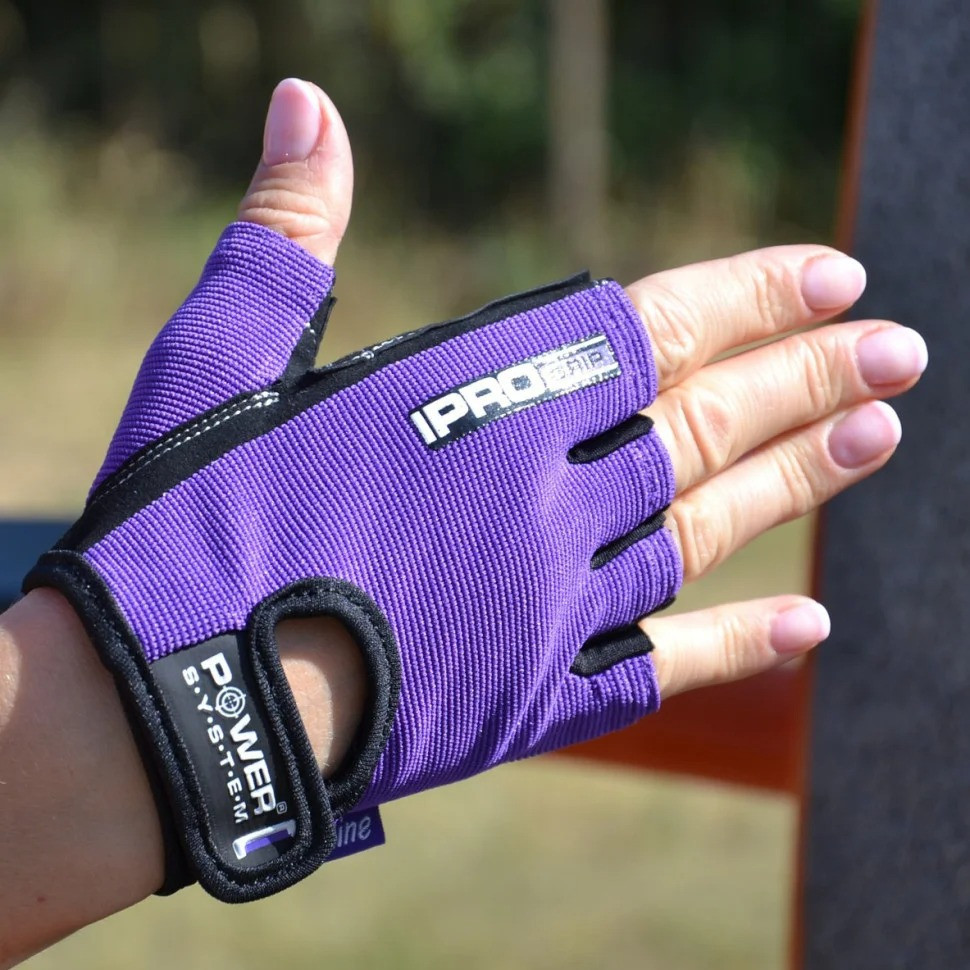 Рукавички для фітнесу Pro Grip Power System PS-2250_M_Purple розмір М, purple Вінниця - фото 7