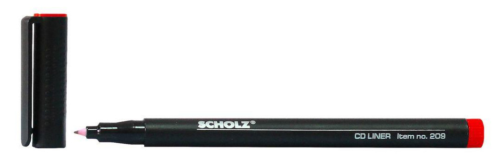 Маркер для CD/DVD "Scholz" 209 червоний, шт Київ - фото 1