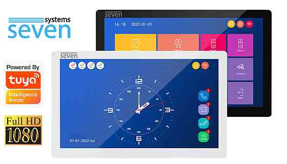 IP-відеодомофон 10 дюймів з Wi-Fi SEVEN DP-7517FHDW - IPS white Київ