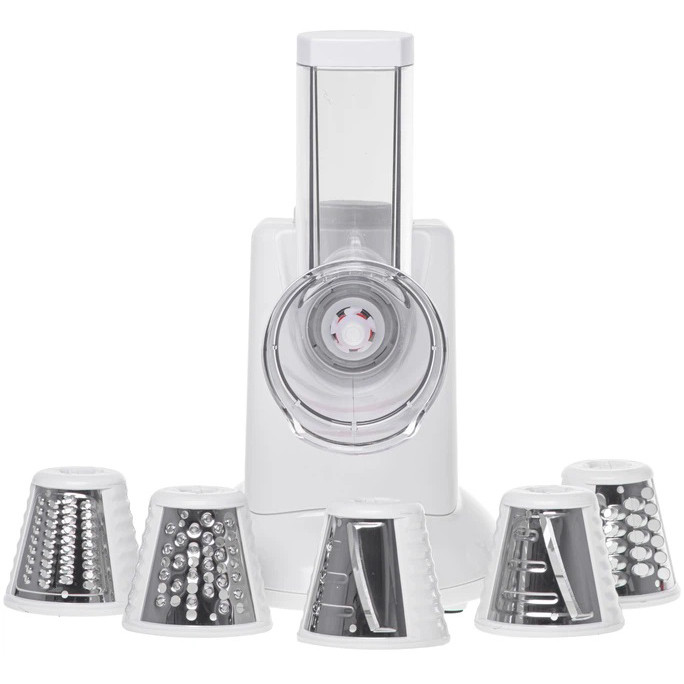 Електрична овочерізка Camry CR 4816 150Вт з 5 змінними насадками для швидкого овочів IG-38 Івано-Франківськ - фото 1