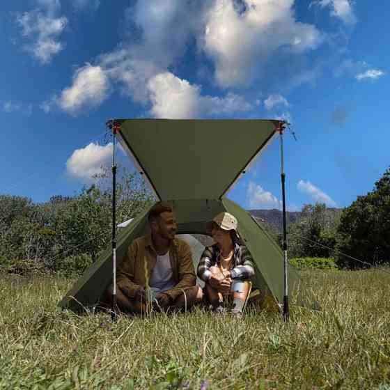 Намет двомісний Naturehike P-Series NH18Z022-P, 210T/65D, темний хакі Київ