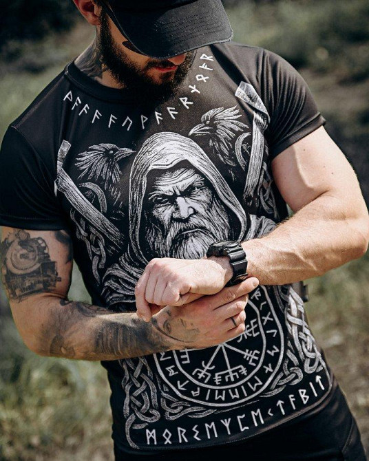 Тактична потовідвідна футболка oblivion ODIN ДЛ7160 Одеса - фото 4