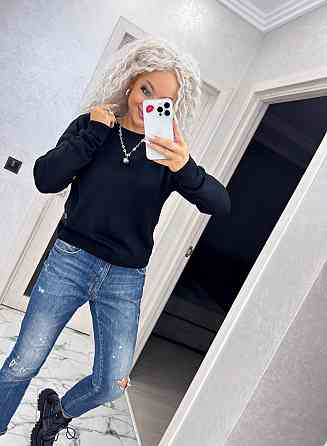 Джемпер кофта в'язаний теплий жіночий базовий Київ