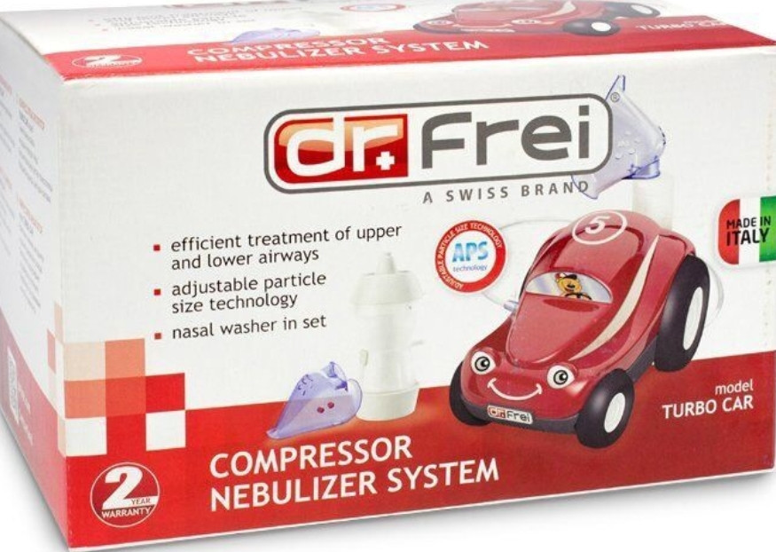 Ингалятор компрессорный Dr.Frei Turbo Car небулайзер.  Новый! Харьков - изображение 1