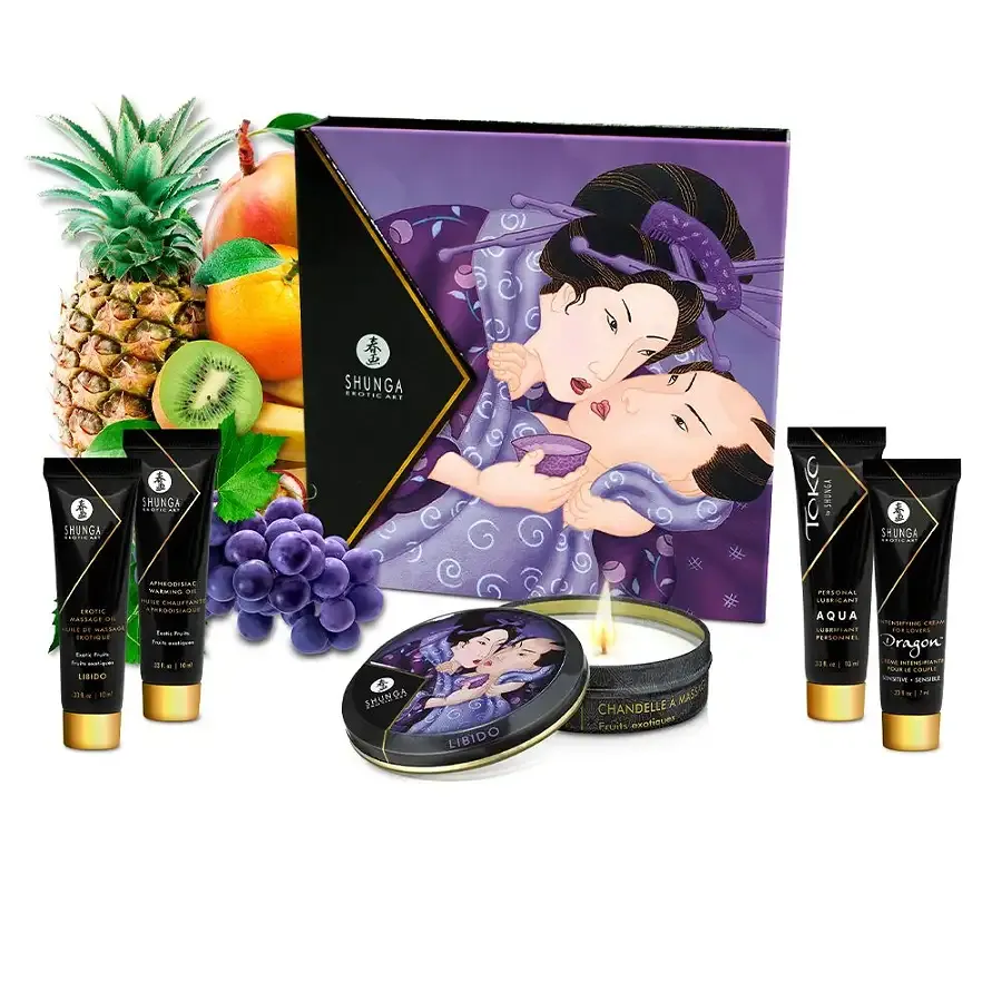 Подарунковий набір Shunga Geishas Secrets – Exotic Fruits для розкішної ночі вдвох Львов - изображение 10