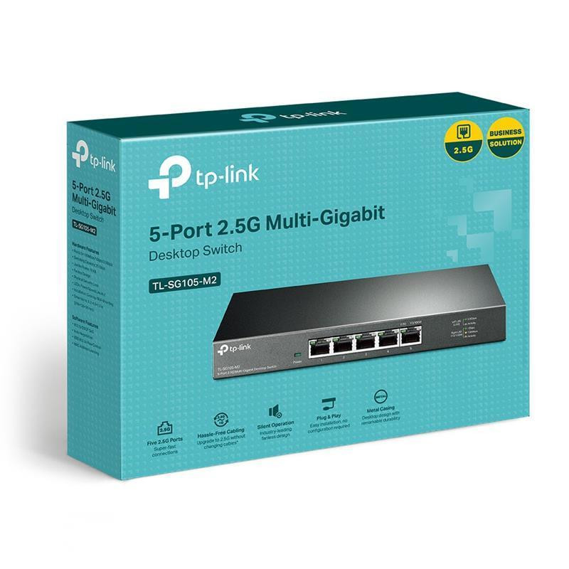 Комутатор TP-Link TL-SG105-M2 Ні Харків - фото 4