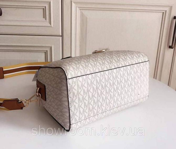 Брендова жіноча сумочка саквояж MK Hayes Duffle grey Київ - фото 6