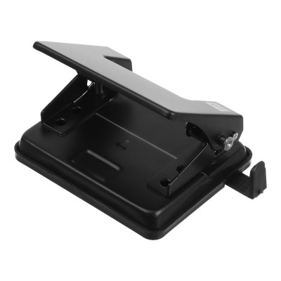 Дырокол Buromax металлический JOBMAX, до 20 листов, 110 х 90 х 75мм, черный (BM.4040-01) Винница - изображение 2