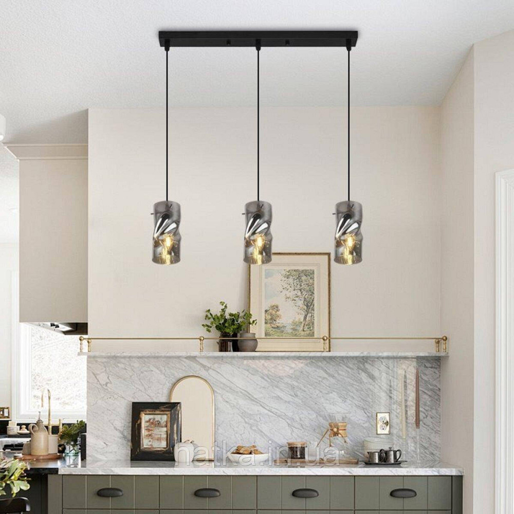 Люстра підвісна GLD-22902-3 на 3 плафони Київ - фото 3