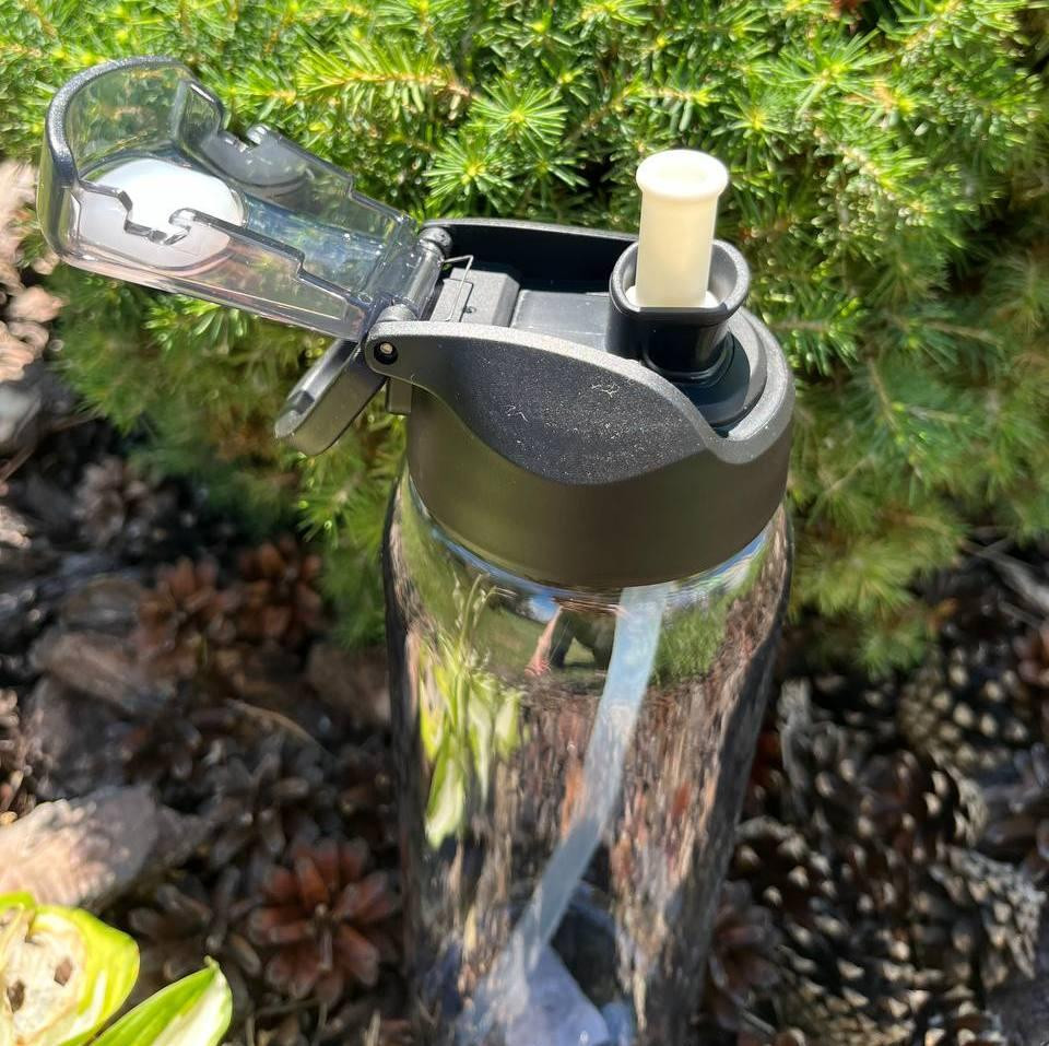 Пляшка для води CASNO 1000 мл KXN-1258 Чорна Кам'янське - фото 10