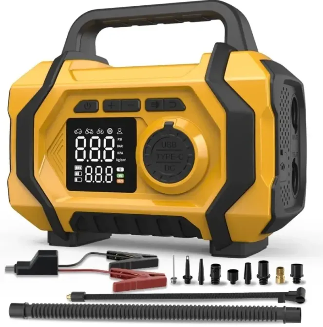 Компрессор портативный / Мини-компрессор для авто ATJ-201 Коломыя - изображение 2