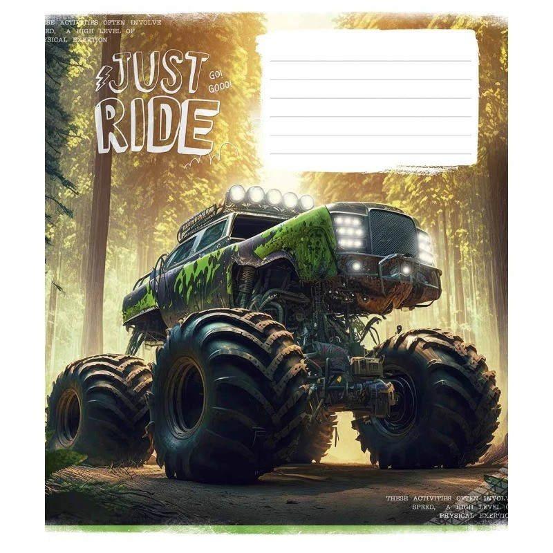 Зошит учнівський "Offroad masters" 018-3287L-3 в лінію, 18 аркушів Вінниця - фото 1