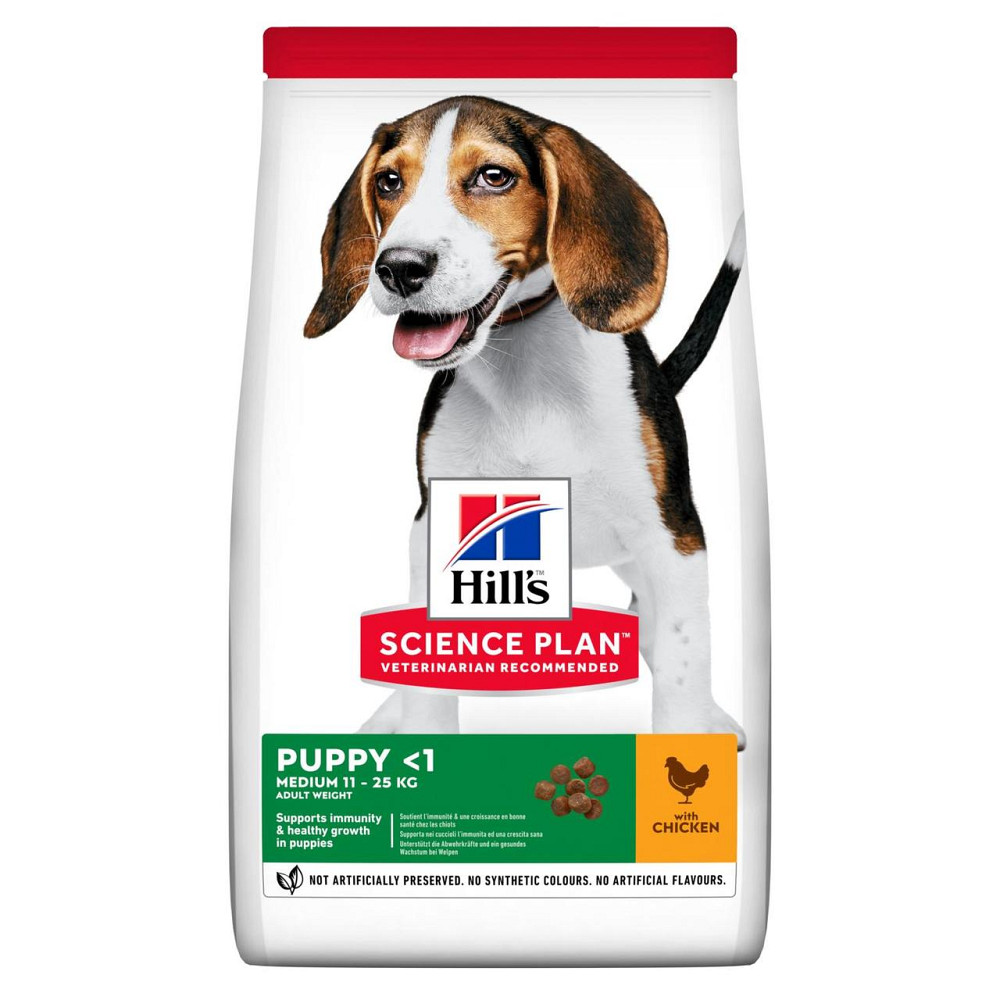 Hills SP Puppy Medium Chicken (Хиллс СП Паппи Медиум) для щенков средних пород до 1 года и беременных собак 14 кг Запорожье - изображение 1