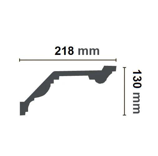 Карниз поліуретановий гладкий Gaudi Decor P 132 Дніпро - фото 4