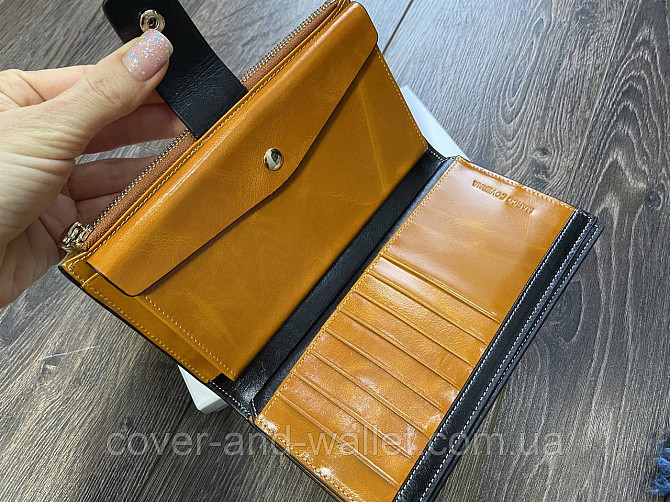 Женский кошелек клатч из гладкой кожи Marco Coverna MC 8653 Киев - изображение 4