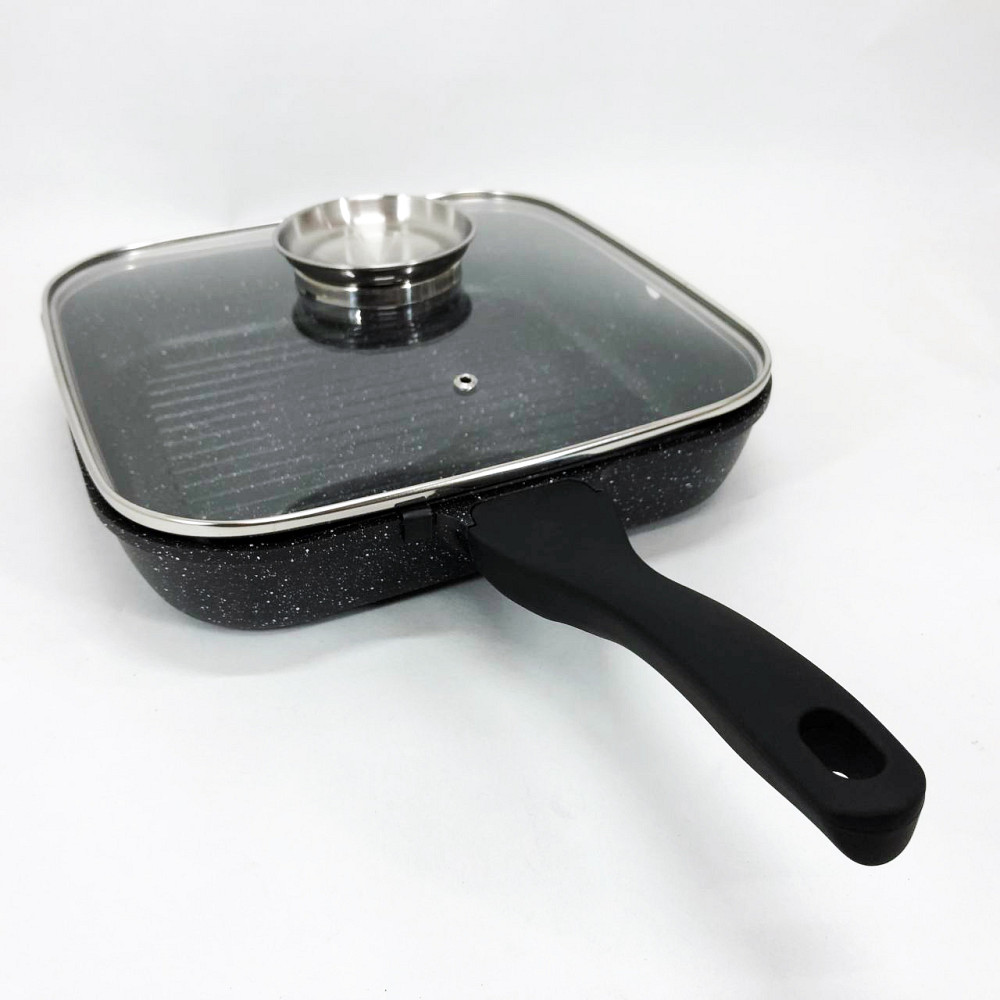 Сковороду для варки UNIQUE, Сковорода алюминиевая углубленная, Кованая алюминиевая сковорода SM-59 Львов - изображение 3