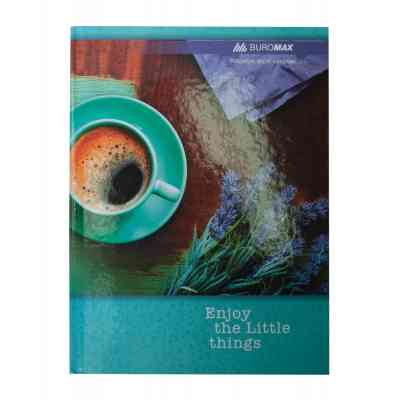 Канцелярская книга Buromax Romantic А4 в линейку 96 листов Бирюзовая (BM.2401-206) Винница