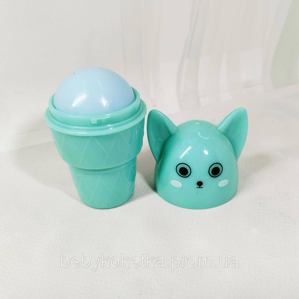 Дитячий бальзам для губ зволожувальний Magic Your Life Lip Balm Морозиво Котик Львів - фото 2