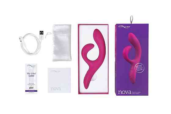 Смарт вибратор-кролик We-Vibe Nova Fuchsia, эргономичный, регулируемый угол наклона ствола Sex Aura Киев