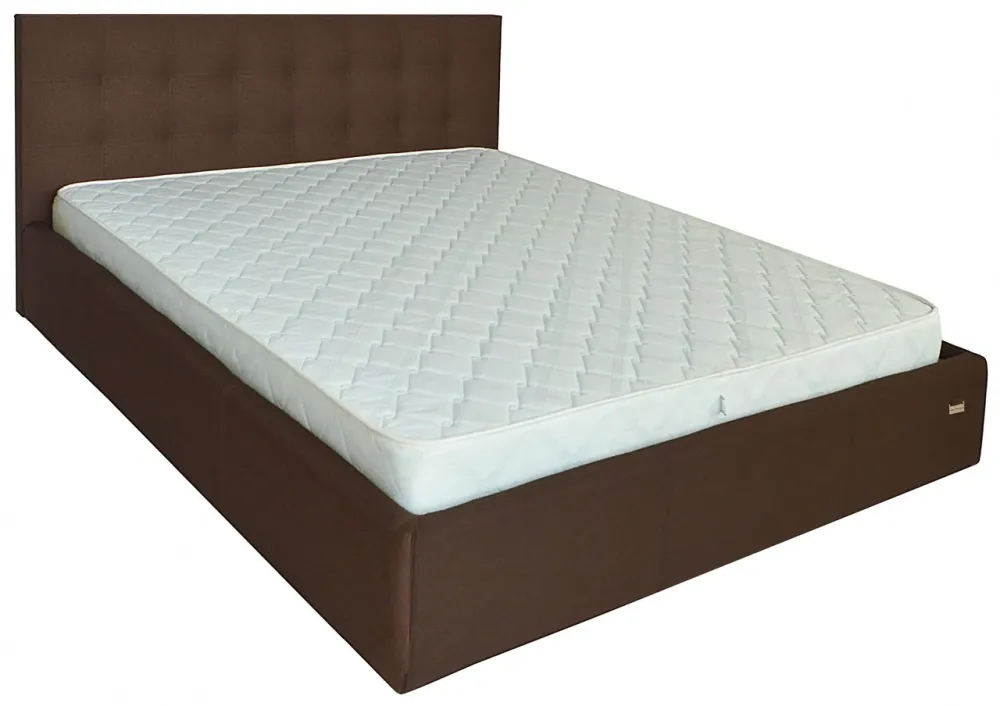 Кровать Двуспальная Chester New Comfort 180 х 200 см Etna-027 С подъемным механизмом и нишей для белья Коричневый Киев - изображение 1