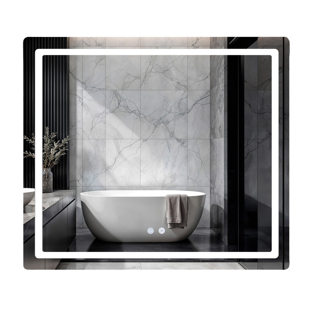 Дзеркало Qtap Mideya (MI2) 800х700 з LED-підсвіткою Touch, з антизапотіванням, з димером, регумацію QT2078NCF807048476 Київ - фото 8