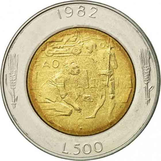 Монета 500 літрів. 1982 рік, Сан-Маріно.UNC Полтава