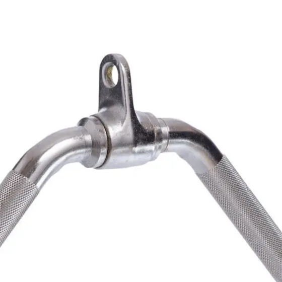 Ручка для нижньої тяги York Fitness Multi-Purpose багатофункціональна з гумовими наконечниками, хром Киев