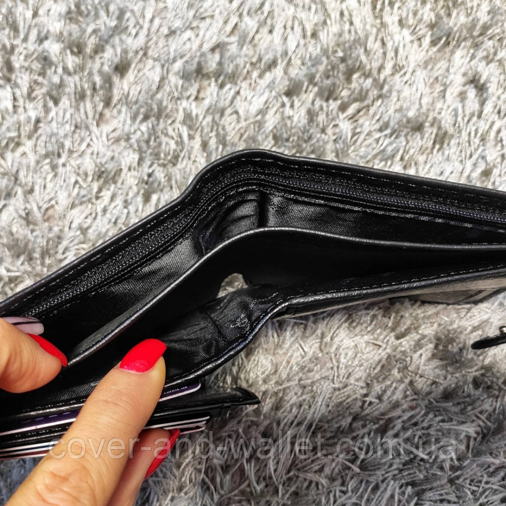 Кожаный мужской кошелёк на много карточек среднего размера ST Leather Киев - изображение 7