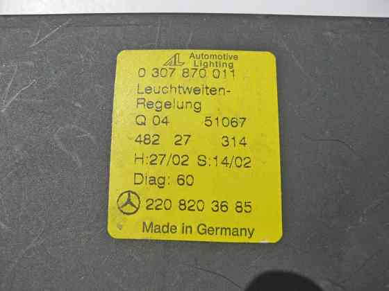 Mercedes-Benz  A2208203685 Блок керування регулювання кута нахилу фар S-class short W220 S-class long V220 Одеса