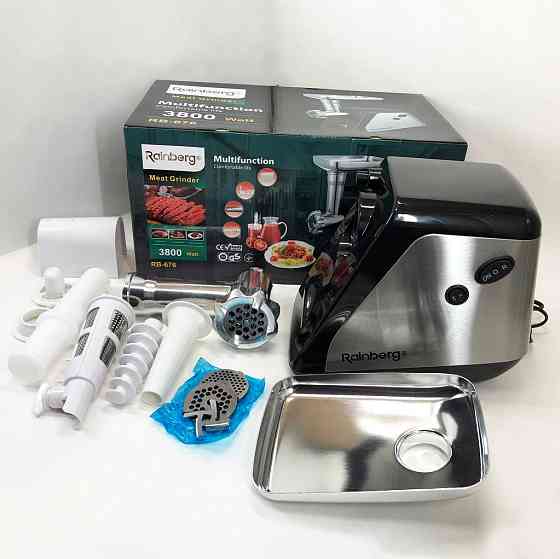 Кухонна м'ясорубка соковижималка Rainberg, М'ясорубки для ресторанів Хороша Електрична 'ясорубка KT-99 Івано-Франківськ