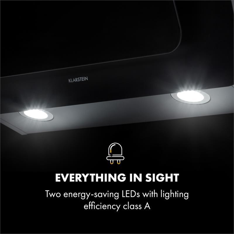 Витяжка Arianna 60 см 560м3/год сенсорна панель керування EEK A+ чорна 60 см (Німеччина, читати опис) Рівне - фото 6