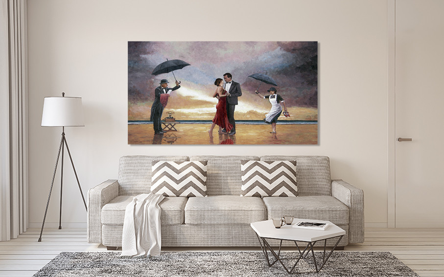 Картина полотно у вітальню / спальню    Закохані     MLP_403 ( 60х30см ) 60x100 см Київ - фото 2