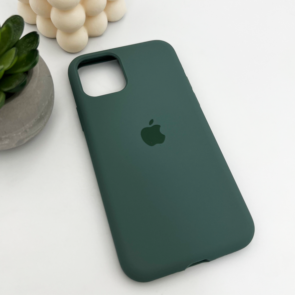 Чохол для смартфона Silicone Full Case AA Open Cam for Apple iPhone 11 Pro кругл 46,Pine Green Киев - изображение 4