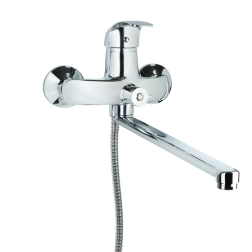 Змішувач SL d40мм для ванної гусак прямий 350мм дивертор вбудований картрідж Tau Житомир - изображение 2