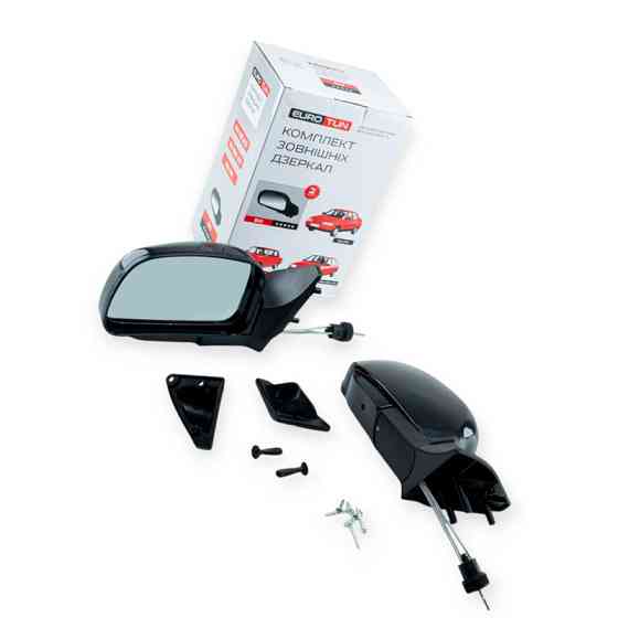 Дзеркало 2109, 21099, 2113, 2114, 2115 заднього виду зовнішнє чорне глянець (к-кт 2 шт) 2108, Мукачево