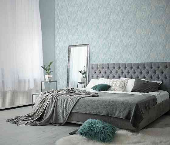 Кровать Cambridge Comfort 140 х 190 см Fibril 07 С подъемным механизмом и нишей для белья Серый Днепр