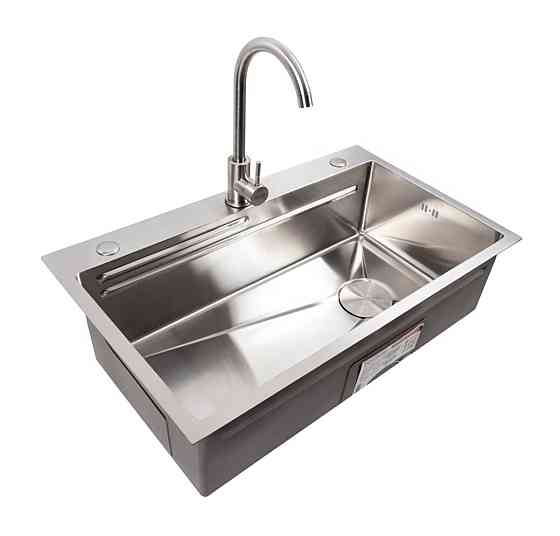 Кухонна мийка Valeso Handmade CM 75*46B Workstation з нержавіючої сталі Коломия