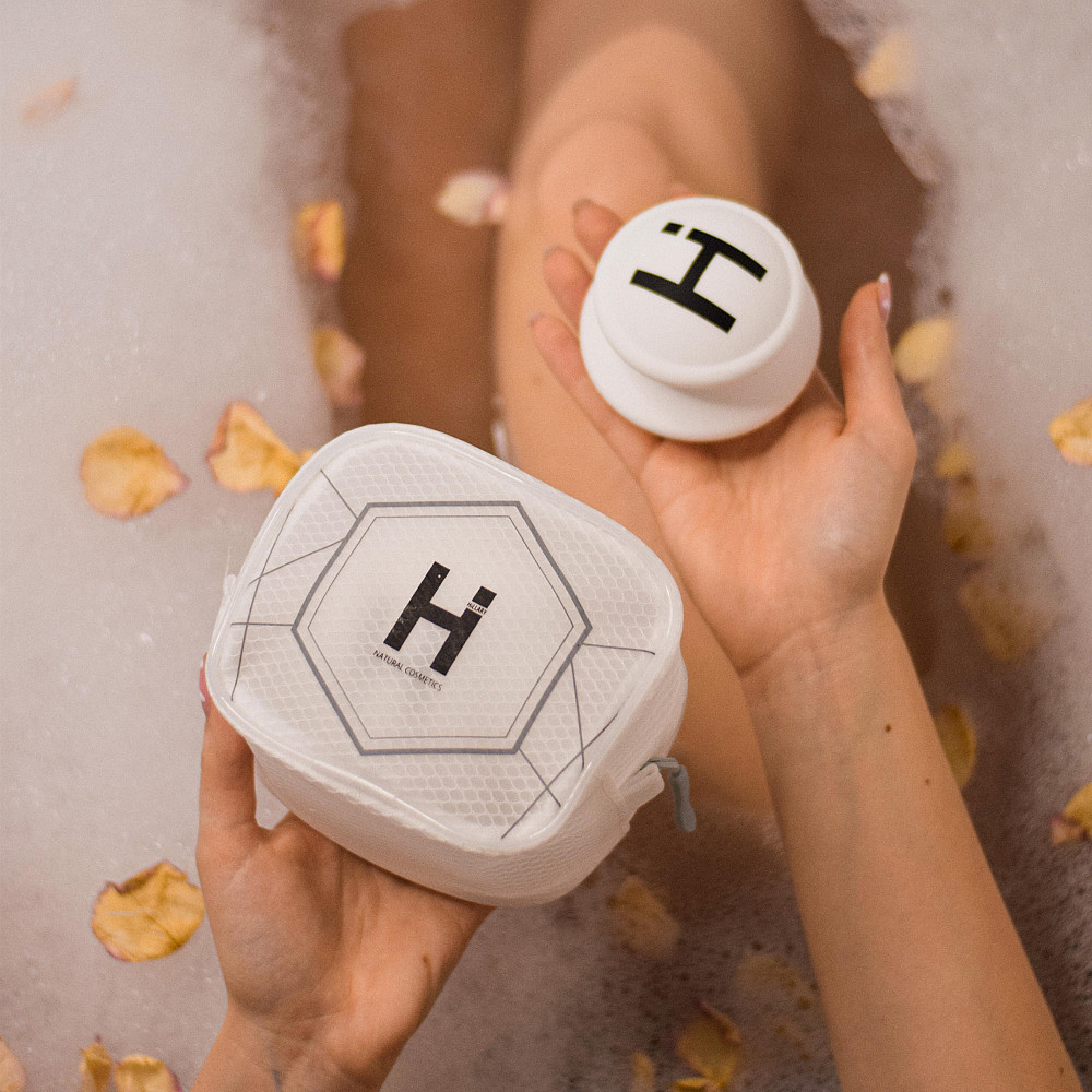 Антицеллюлитный массажный набор + Разогревающий скраб для тела Hillary Киев - изображение 4