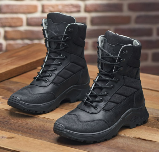 Берцы зимние (теплые).Непромокаемые . Б 6-черный Военные ВСУ. 43(28,5см) Харьков - изображение 1