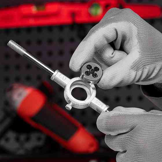 Набір мітчиків і плашок, 20 шт, у кейсі / Плашки для нарізання різьби / Плашки / Мітчики Київ