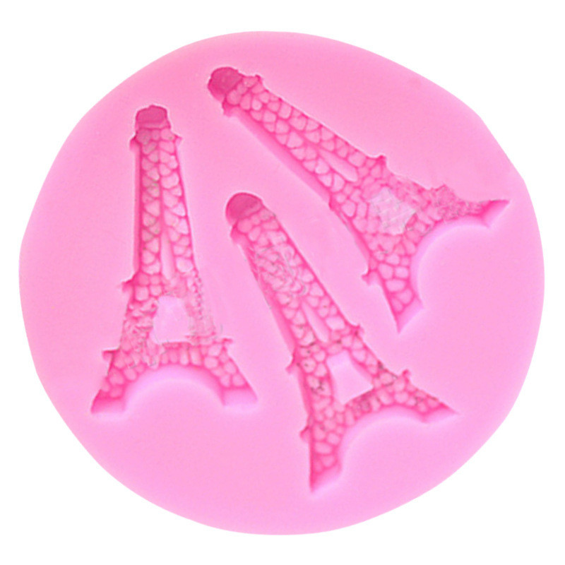 Молд силиконовый Эйфелева башня 65 мм розовый Киев - изображение 10