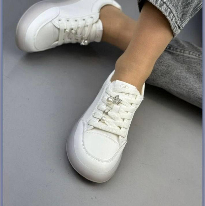 ALLSY Кеди жіночі ALLSY білі натуральна шкіра р. 36-39 (75053) Коломыя - изображение 2