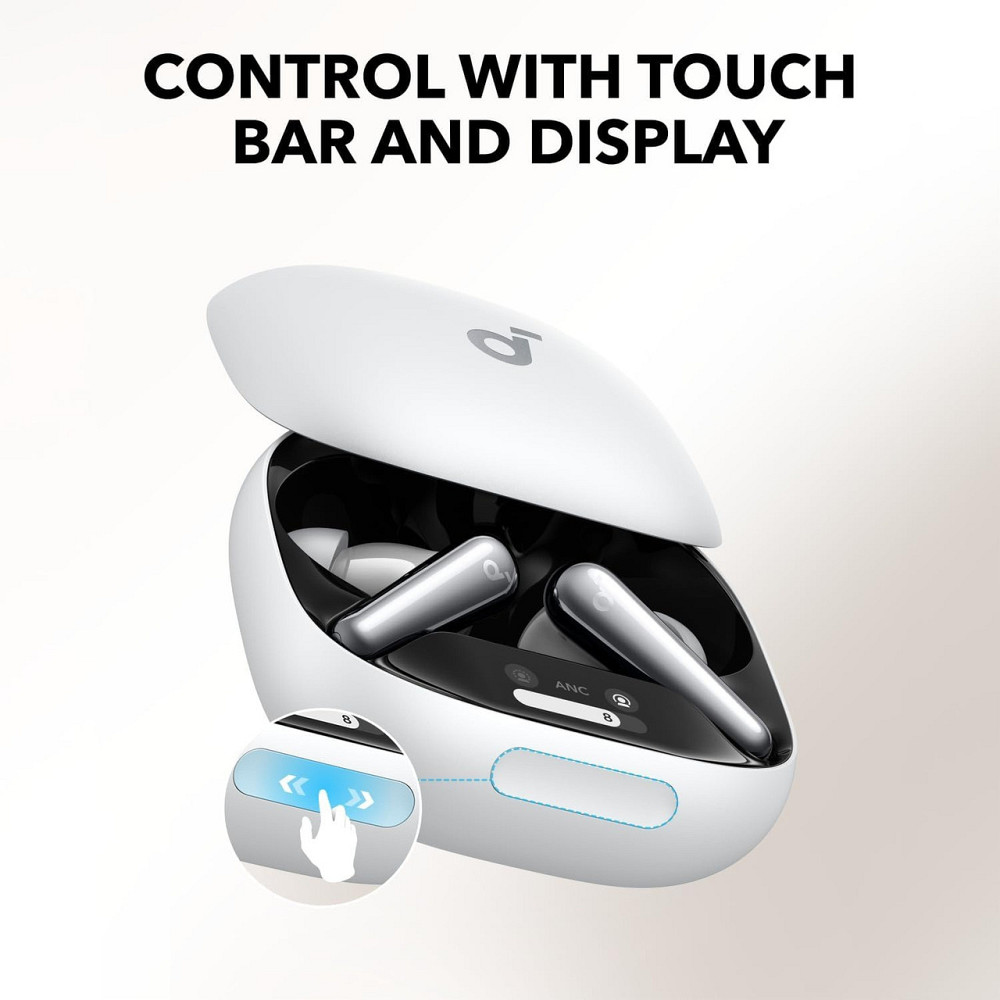 Bluetooth-гарнітура Anker SoundСore Liberty 4 Pro ANC White Matte (A3954G21) ( Білий ) Харків - фото 7